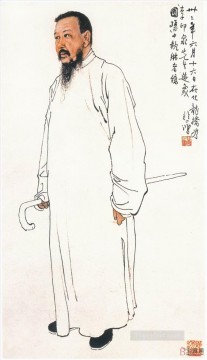 Xu Beihong retrato tinta china antigua Pinturas al óleo